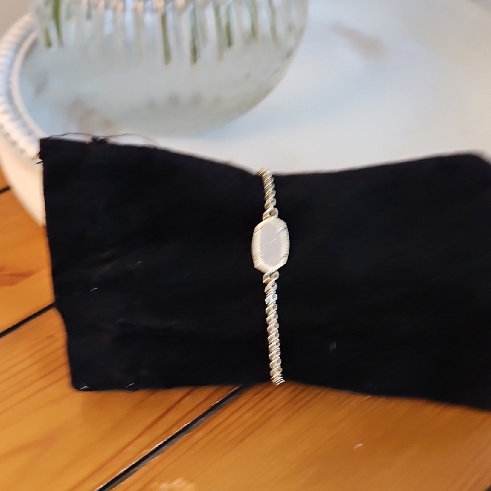 Kendra Scott Gold and White Bracelet